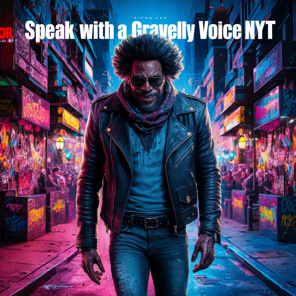 Speaking with a Gravelly Voice NYT